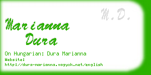 marianna dura business card